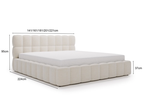 Łóżko ALFA 140 Cream
